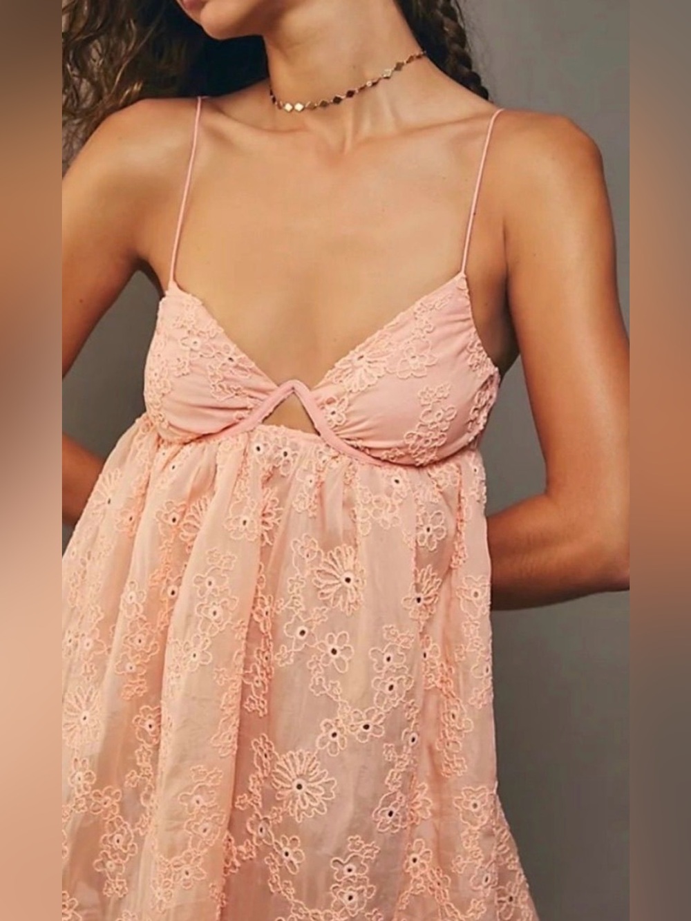 For love and lemons Frances mini dress pink $279